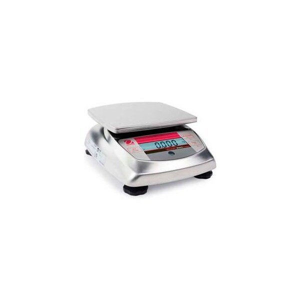 Ohaus V31XW6 AM Compact Bench/Food Washdown Digital Scale, 13.23 lb x 0.005 lb 83998136 - main